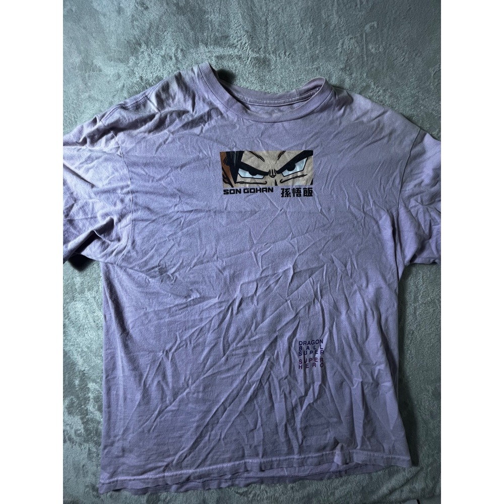 Atsuko Dragon Ball Super Super Hero Son Gohan Graphic T-Shirt Purple Mens L